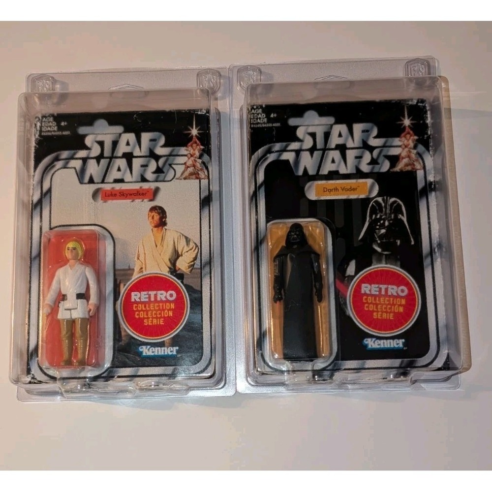 Luke Skywalker‎ Farm Boy Darth Vader Retro Collection Star Wars Figure LOT